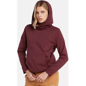 Timberland Embroidered Tree Hoodie For Women In Burgundy Burgundy, Size XS