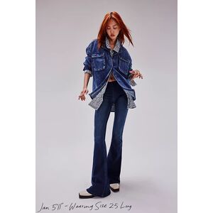 We The Free Penny Pull-On Flare Jeans at Free People in Rich Blue, Size: 29 - female