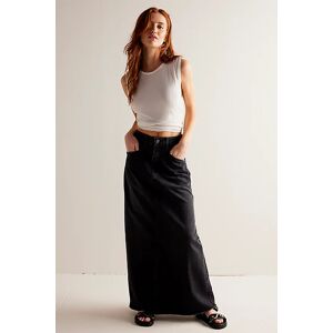 We The Free Come As You Are Denim Maxi Skirt at Free People in Black, Size: US 6 - female