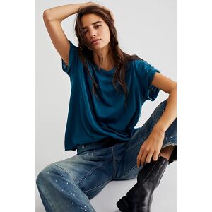 We The Free Nina Tee at Free People in Navy Patina, Size: Large - female