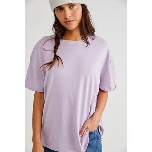 We The Free Nina Tee at Free People in Lavender, Size: Large - female