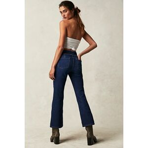 We The Free In My Feelings Cropped Slim Flare Jeans at Free People in Lilibet Blue, Size: Small - female