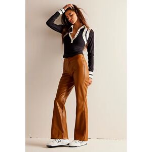 We The Free Uptown High-Rise Vegan Trousers at Free People in Brown, Size: US 4 - female