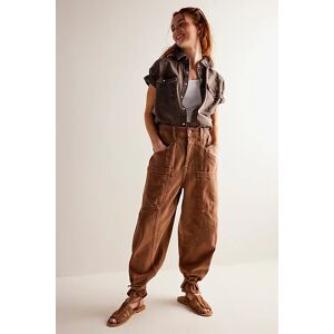We The Free New School Relaxed Jeans at Free People in Warm Brown, Size: XL - female