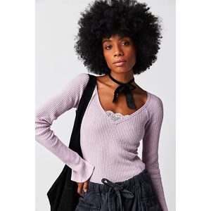 We The Free Passing Thru Layering Tee at Free People in Fragrant Lilac, Size: XS - female