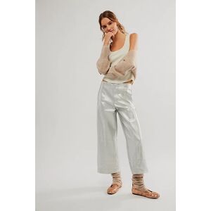 Full Moon Vegan Gaucho Trousers at Free People in Silver, Size: US 2 - female