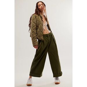 After Love Cuff Trousers at Free People in Moss Song, Size: XS - female