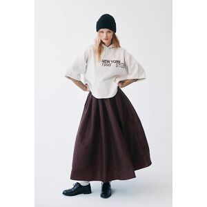 Emilia Full Skirt at Free People in Deep Mahogany, Size: Small - female