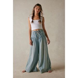 We The Free Forget Me Knot Pull-On Jeans at Free People in Lake Break, Size: XL - female