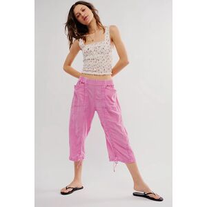 Gianna Ruched Gaucho Pull-On Trousers at Free People in Sugar Magnolia, Size: Medium - female