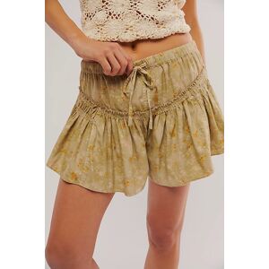 Callista Printed Shorts at Free People in Sage Combo, Size: Medium - female