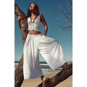 Into You Eyelet Trouser Co-Ord at Free People in White, Size: XL - female