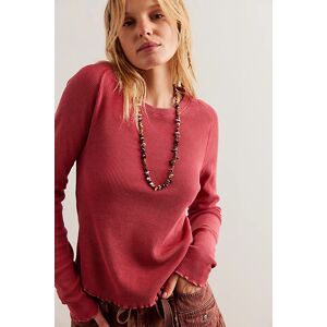 We The Free Easy Does It Tee at Free People in Red Racer, Size: XS - female