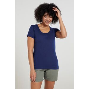 Mountain Warehouse Agra Quick-Dry Womens T-Shirt - Navy - Navy - Size: 14