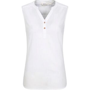 Mountain Warehouse Petra Womens Sleeveless Shirt - White - White - Size: 24