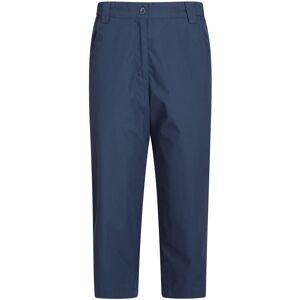 Mountain Warehouse Quest Womens Capri-Trousers - Navy - Navy - Size: 22