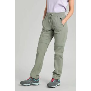 Mountain Warehouse Explorer Womens Zip-Off Trousers - Green - Green - Size: 20