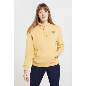 Mountain Warehouse Womens Embroidered Bee Hoodie - Yellow - Yellow - Size: 8