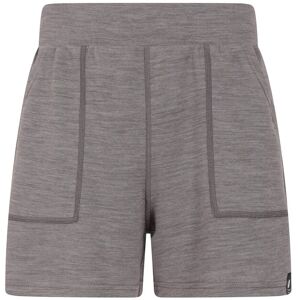 Mountain Warehouse Merino Womens Sweat Shorts - Grey - Grey - Size: 14