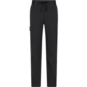 Mountain Warehouse Adventure Water Resistant Womens Trousers - Short Length - Black - Black - Size: 18