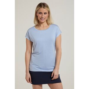 Mountain Warehouse Panna II Womens UV Loose T-Shirt - Blue - Blue - Size: 16