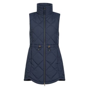 Mountain Warehouse Rye Womens Long Quilted Gilet - Navy - Navy - Size: 14