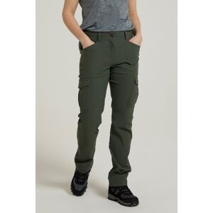 Mountain Warehouse Conniston Womens Cargo Trousers - Green - Green - Size: 8