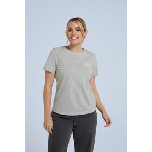 Animal Sunrise Carina Womens Organic T-Shirt - Grey - Grey - Size: 16