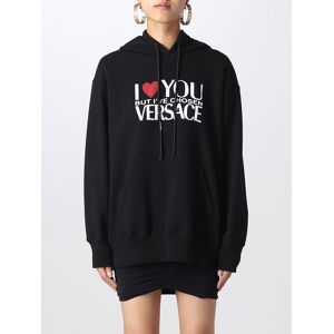 Sweatshirt VERSACE Woman color Black - Size: 38 - female