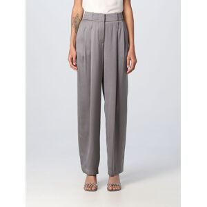 Trousers GIORGIO ARMANI Woman colour Grey - Size: 40 - female