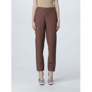 Pants FABIANA FILIPPI Woman color Brown - Size: 42 - female