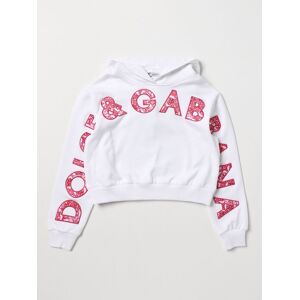 Dolce & Gabbana cotton sweatshirt with majolica logo patch - Size: 10 - female