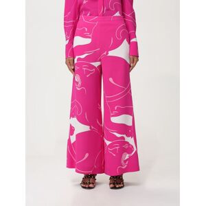 Trousers VALENTINO Woman colour Pink - Size: 40 - female