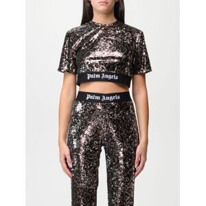 Palm Angels cropped sequin t-shirt - Size: M - female