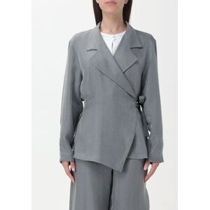 Blazer EMPORIO ARMANI Woman color Grey - Size: 42 - female