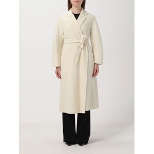 Coat MAX MARA Woman color White - Size: 38 - female