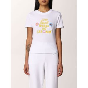 Chiara Ferragni t-shirt with just enjoy where you are now print - Size: XS - female