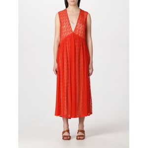 Dress ALYSI Woman colour Orange - Size: 44 - female