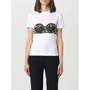 Alexander Mcqueen Biker Bra T-shirt in cotton - Size: 42 - female