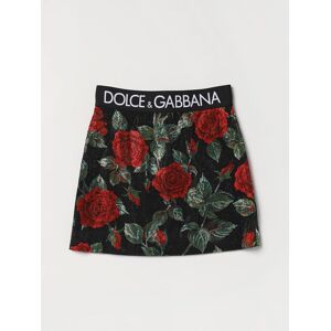 Dolce & Gabbana skirt in stretch silk with rhinestones and logoed elastic - Size: 12 - female