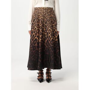 Valentino skirt in printed silk - Size: 42 - female