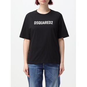 T-Shirt DSQUARED2 Woman colour Black - Size: XS - female