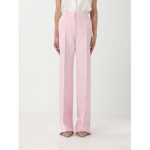 Trousers VALENTINO Woman colour Pink - Size: 40 - female