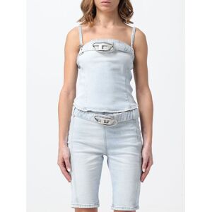 Top DIESEL Woman colour Denim - Size: XS - female