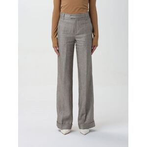 Trousers BRUNELLO CUCINELLI Woman colour Brown - Size: 40 - female