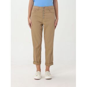 Pants DONDUP Woman color Dove Grey - Size: 27 - female