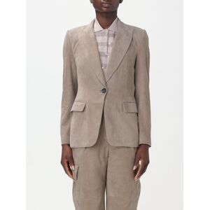 Blazer BRUNELLO CUCINELLI Woman color Beige - Size: 38 - female