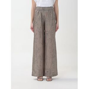 Trousers BRUNELLO CUCINELLI Woman colour Kaki - Size: 40 - female