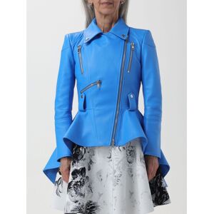 Jacket ALEXANDER MCQUEEN Woman color Blue - Size: 38 - female