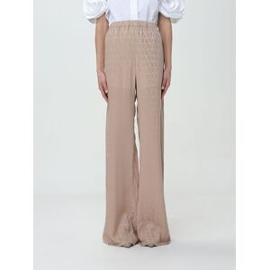 Pants VALENTINO Woman color Beige - Size: 42 - female